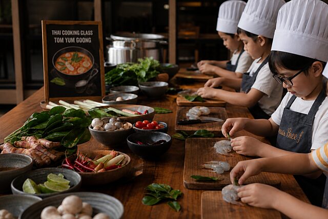 Summer Thai cooking class YK
